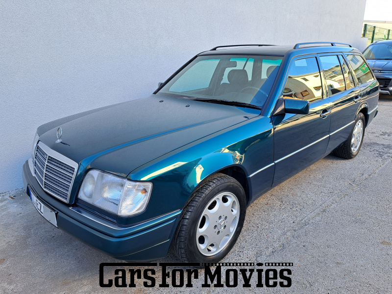 CarsForMovies | Mercedes Benz S124 W124 1995 Deutschland Grün Grau Zivilfahrzeug Kombi Berlin 7532 Schiebedach Anhängerkupplung ahk